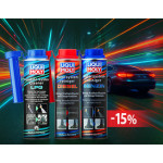 Акция на новейшие присадки LIQUI MOLY Motorsystemreiniger — мощная очистка со скидкой 15%