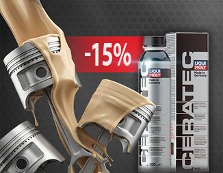 Акція: CeraTec від LIQUI MOLY — керамічний захист двигуна зі знижкою 15%