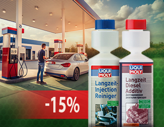 Акція на паливні присадки LIQUI MOLY — знижка 15%!
