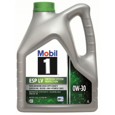 Синтетична моторна олива Mobil 1 ESP LV 0W30 4л