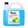 Зимовий омивач (концентрат), аромат Лайма - BIZOL WINTER SCREEN WASH -80C, 4Л